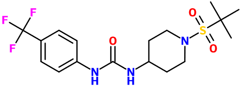 (image for) MC080031 1-(1-(tert-Butylsulfonyl)piperidin-4-yl)-3-(4-(trifluoromethyl)phenyl)urea
